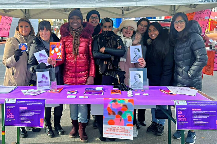 Activisme contre la violence faite aux femmes