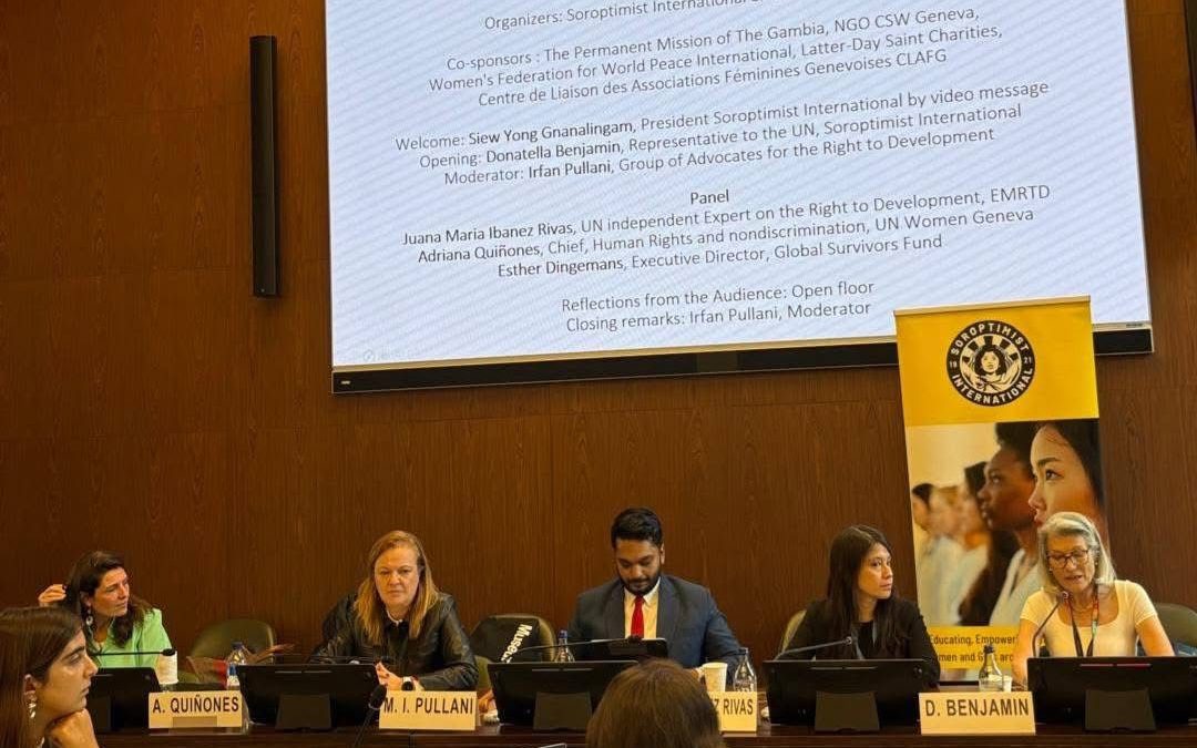 Le pouvoir transformateur de l’éducation aux droits humains et les droits au développement et à la réparation dans la réalisation de l’égalité des genres et la réduction de la pauvreté